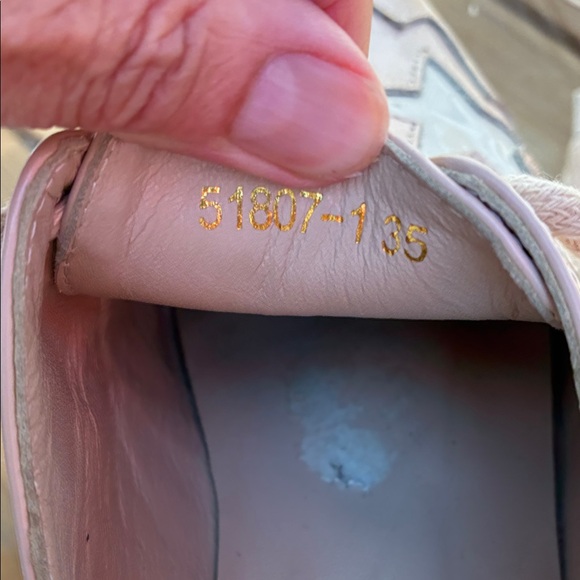 Stella McCarthy Stylish Beige Star Lace-Up Women's Shoes - Picture 7 of 8